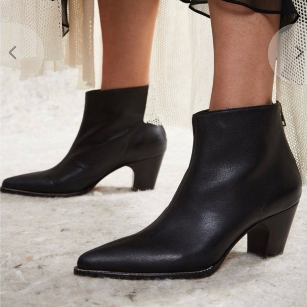 Rachel Comey Sonora Black Heeled Booties